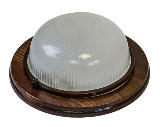 Светильник ЭРА НБО 0360021 Кантри, дерево/стекло, IP54, E27, max 60Вт, D220, круг, клен, Б0048414 