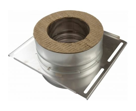 Площадка монтажная (115х200 мм; 300х300 мм; нержавеющая сталь AISI 430-0.8 мм) Везувий О-100035 