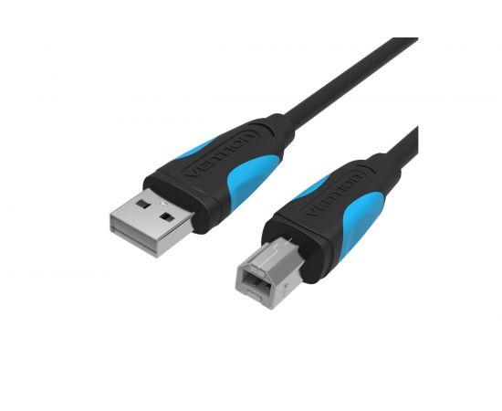 Кабель Vention USB 2.0 AM/BM - 3м, черный VAS-A16-B300 