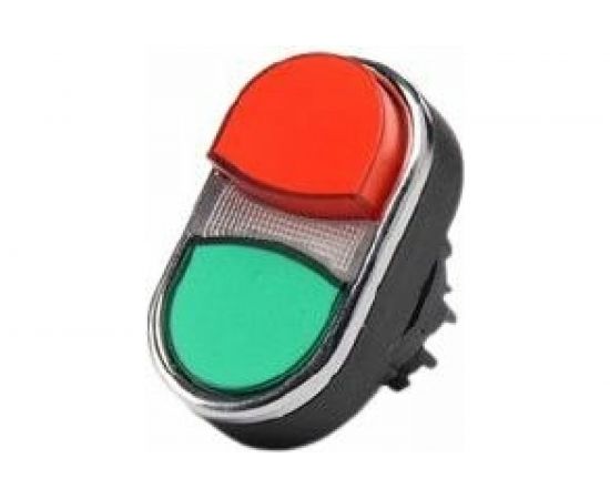 Головка для кнопки Emas сдвоенной красно-зеленой выступающей BDK21KY 