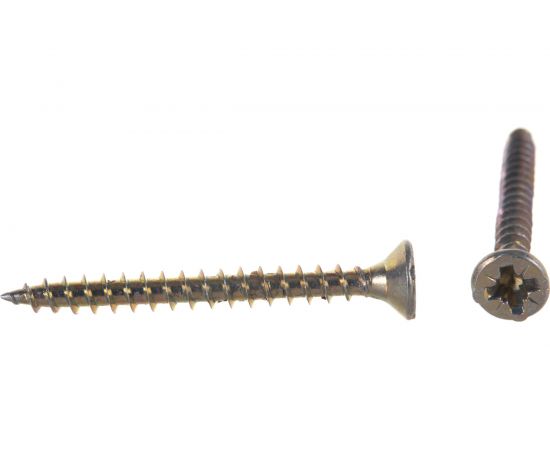 Саморез Стройметиз 3,5х35 универсальный, желтый цинк уп. 200 шт. 2140464 