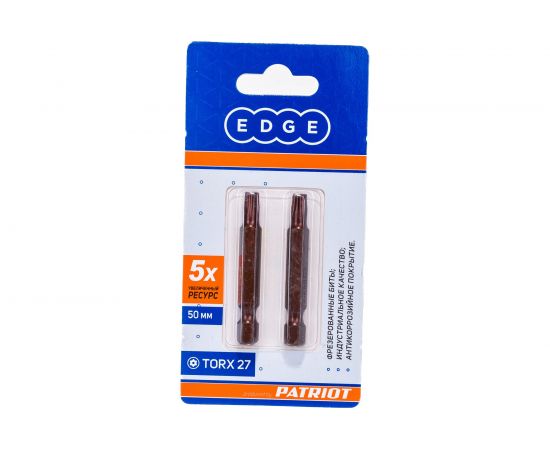 Бита (2 шт; T27; 50 мм) EDGE by PATRIOT 818010034 