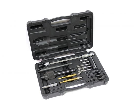 Набор для обслуживания колодцев свечей накаливания МАСТАК 16 предметов, кейс 103-12016C 