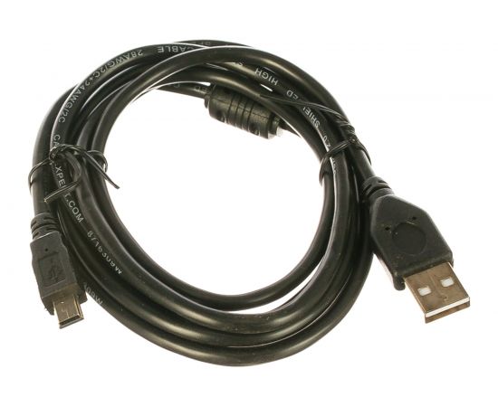 Кабель Cablexpert USB 2.0 Pro AM/miniBM 5P 1.8 м экран черный CCF-USB2-AM5P-6 