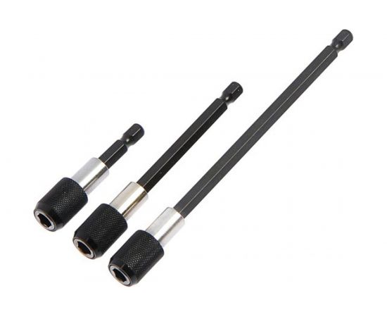 Набор адаптеров для бит с фиксатором (3 шт; 60, 100, 150 мм) TUNDRA 4617852 – изображение 2