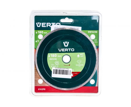 Диск алмазный сплошной (180x22.2 мм) VERTO 61H2P8 – изображение 2