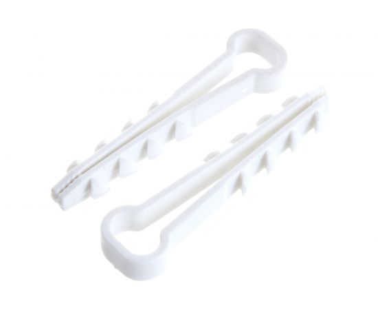 Дюбель-хомут для плоского кабеля Зубр ДХ-П, 8 мм, 100 шт, нейлоновый 30912-08 – изображение 2