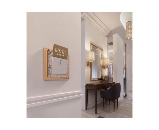 Рамка на 1 пост WERKEL W0011429 золото белый a051325 – изображение 2