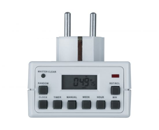 Таймер Navigator, NTR-E-S02-WH, розетка, электронный 61556 – изображение 2