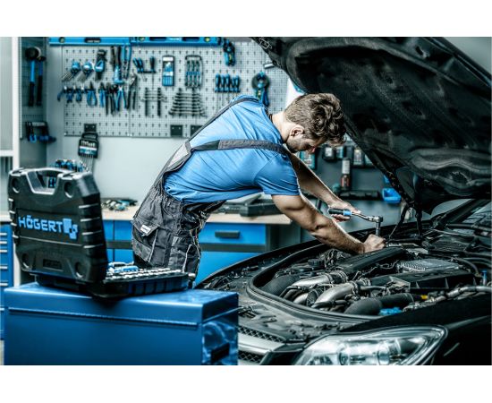 Набор инструментов HOEGERT TECHNIK 222 шт, 1/4, 3/8,1/2 HT1R444 – изображение 2