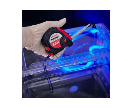Рулетка REXANT Профи прорезиненный корпус 7,5 м х 25 мм магнитная 12-9016 – изображение 2