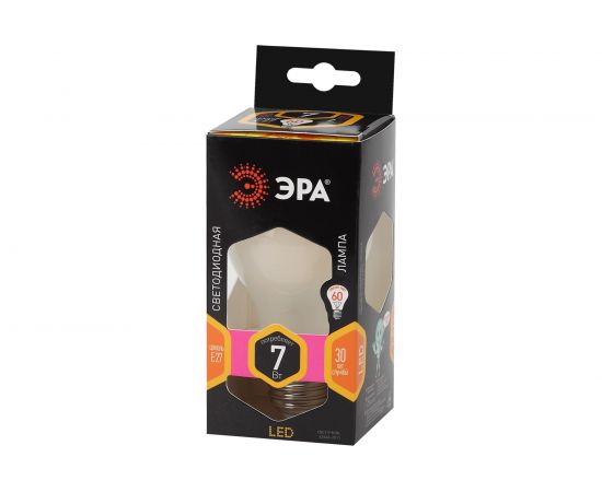 Филаментная лампа ЭРА FLED, A60-13W-827-E27, груша, 13Вт, теплый, Е27 Б0035027 – изображение 3