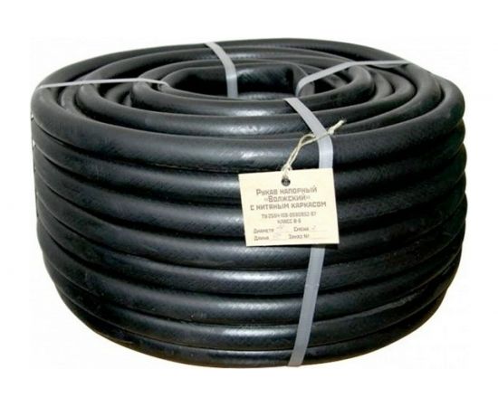 Поливочный шланг РемоКолор Волжский резиновый, стандарт, 3,4 мм, D 20 мм, 50 м 66-3-520 – изображение 3