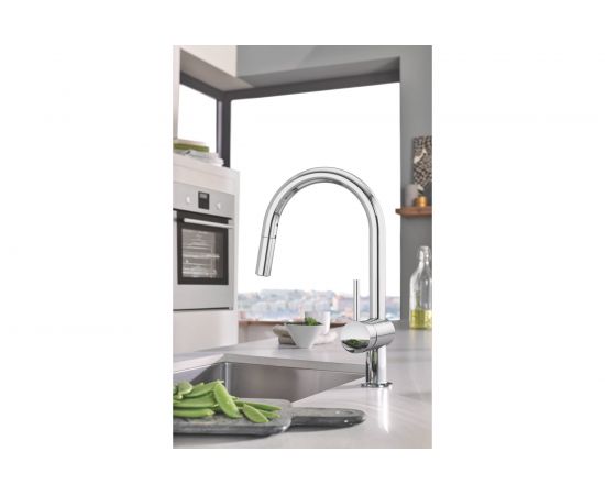 Смеситель для мойки Grohe Minta однорычажный, с выдвижным изливом 32321002 – изображение 3