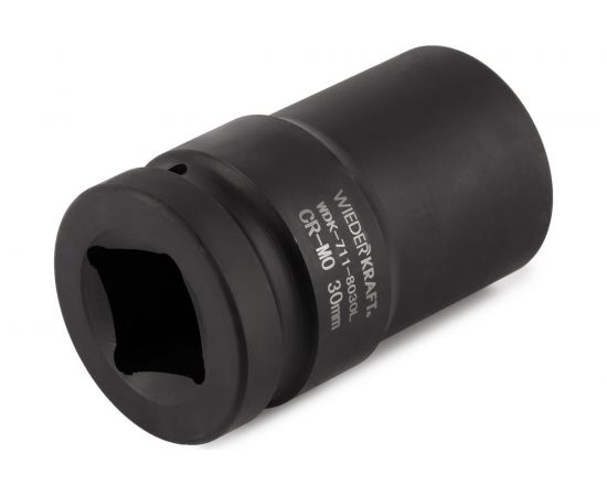 Головка торцевая ударная глубокая 6-гранная (30 мм; 1"") WIEDERKRAFT WDK-711-8030L – изображение 3