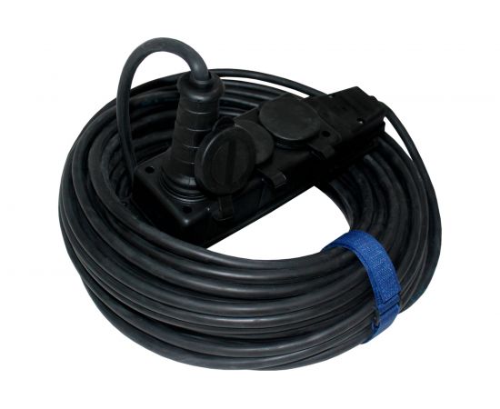 Силовой шнур удлинитель ЭНАРГИТ КГ 3*1,5 ГОСТ 3 розетки 20 метров ip 44 вилка/колодка КГ315-20-3-44 – изображение 3