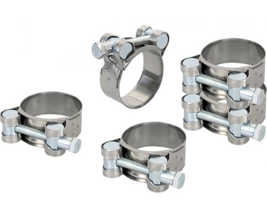 Силовой хомут из нержавеющей стали KRAFT W2, 32-35 мм, уп. 5 шт. KT 880518 – изображение 3