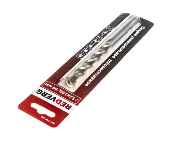 Сверло универсальное (12х150 мм) REDVERG 6621357 – изображение 3