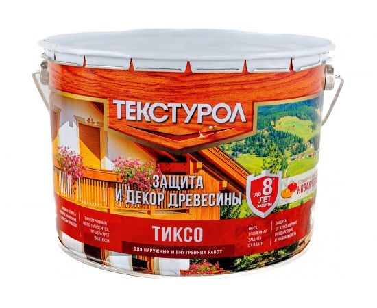 Деревозащитное средство Текстурол тиксо тик 10л 90002002866 – изображение 3