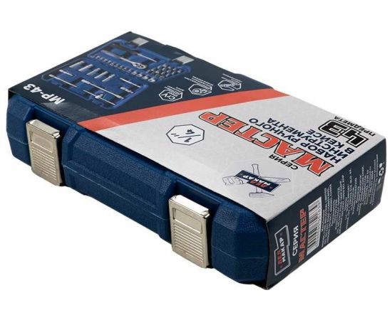 Набор инструментов Дед Макар Мастер 43 предмета МР-43 12 00-00015134 – изображение 3