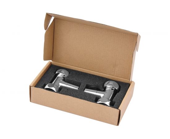 Прямой кран-вентиль SG ручка колпачок, хром, 1х1 г/г, 2 шт 8830SCH1010/2 – изображение 4