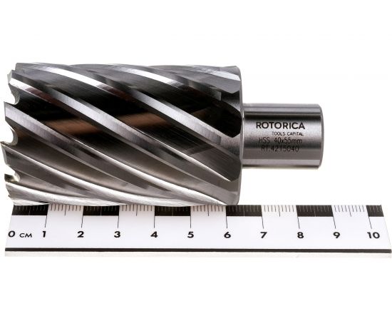 Фреза кольцевая HSS (40x55 мм; Weldon 19) ROTORICA RT.4215040 – изображение 4