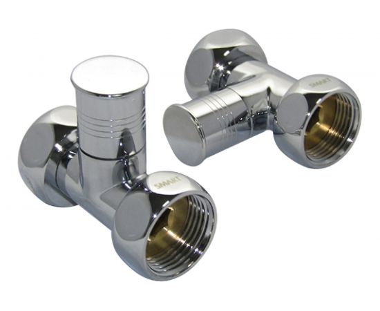 Прямой кран-вентиль SG ручка колпачок, хром, 1х1 г/г, 2 шт 8830SCH1010/2 – изображение 5