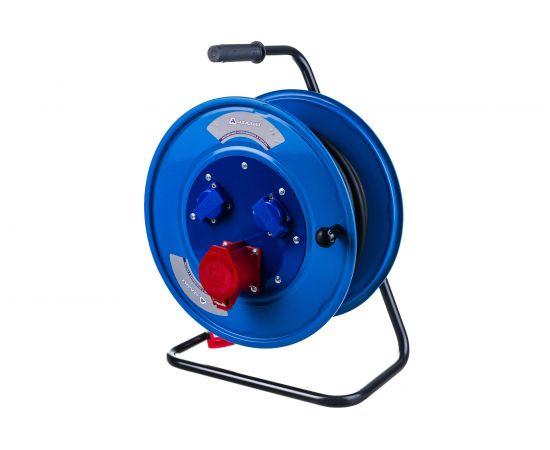 Промышленный удлинитель Атлант КГ 5х2,5 20м на катушке (1х380В 32А/2х220В 16А) 40201 – изображение 5