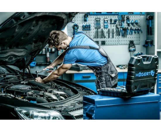 Набор инструментов HOEGERT TECHNIK 222 шт, 1/4, 3/8,1/2 HT1R444 – изображение 10