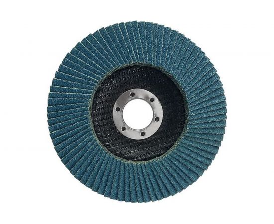 Круг лепестковый торцевой циркониевый плоский (125 мм; P40) FIT 39972 
