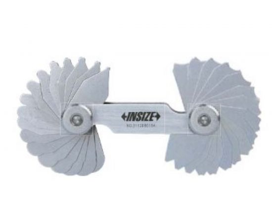 Радиусный шаблон INSIZE 1-7мм погрешность 0.003мм 4801-17 