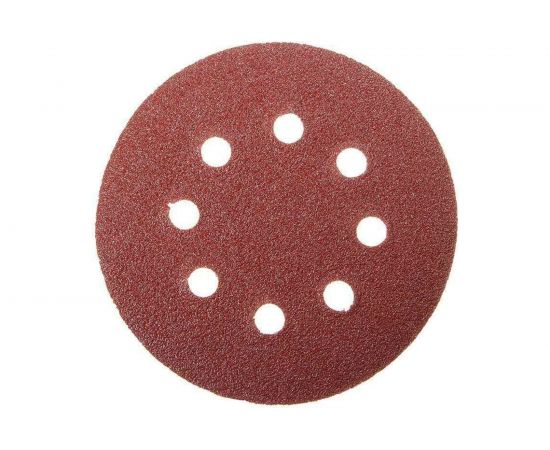 Круг шлифовальный (5 шт; 180 мм; P180; 8 отверстий) АЯ-ТЕХ 4673729815086 