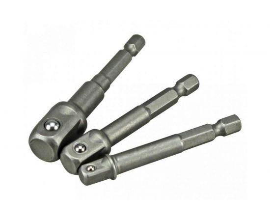 Наборы адаптеров 1/4""х65мм, 3/8""х65мм, 1/2""х72мм Sturm 1041-04-S3AD 