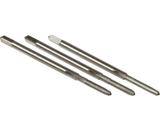 Метчик ИНСТУЛС м/р М1.4x0.3 осн. к-т 3 шт. Р6М5 6H кор усил хв ГОСТ 3266-81 00001220912 