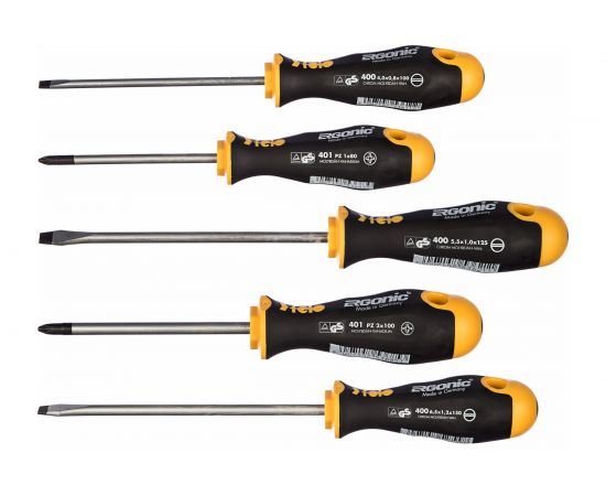 Набор отверток 5 шт в упаковке Felo Ergonic 40095318 