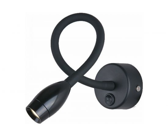 Настенный светодиодный светильник Elektrostandard BAND MRL LED 1020 / черный a039998 