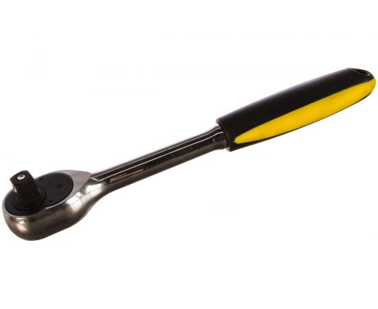 Трещотка с прямой резиновой ручкой 1/2 72-зубцовая ЭВРИКА ER-11272 – изображение 2