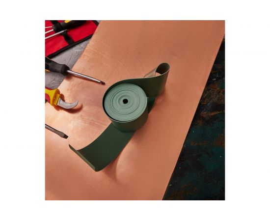 Термоусаживаемая лента с клеевым слоем REXANT 50 мм х 0,8 мм, зеленая, 5 м, ТЛ-0,8 48-9013 – изображение 2