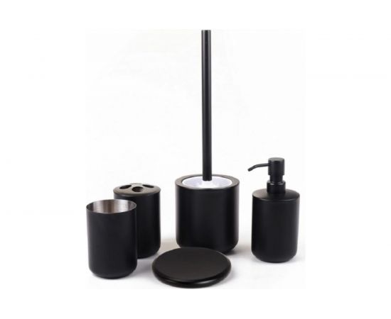 Ершик для унитаза Raindrops Черный металл B1034P-5(RD) – изображение 2