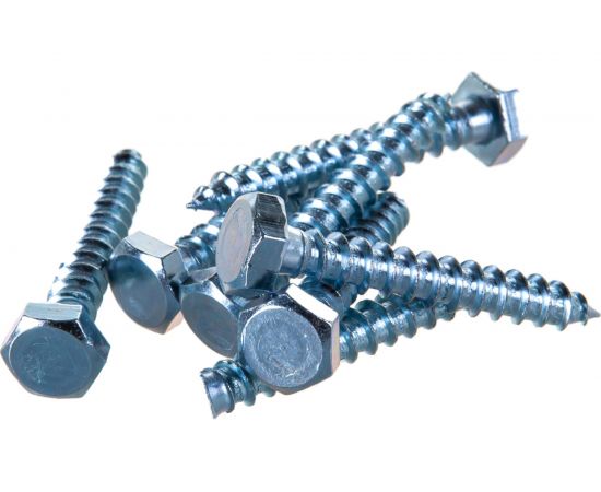 Сантехнический шуруп с ШГ ЕВРОПАРТНЕР DIN 571 Zn 6х40 12шт. 5 0936 1 – изображение 2