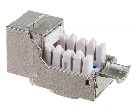 Вставка Hyperline KJ9-8P8C-C6-90-SH-F Keystone Jack RJ-45 8P8C, категория 6, экранированная 432597 – изображение 2