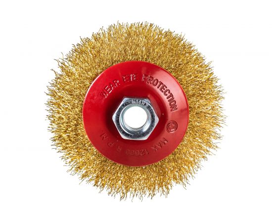 Щетка Тарелка (100 мм; М14) для УШМ КЕДР 148-0100 208045 – изображение 2