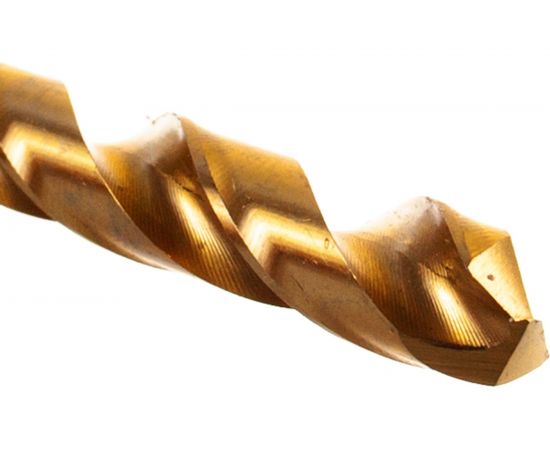 Сверло по металлу HSS TIN (9.5х125 мм; Р6М5) РемоКолор 35-5-695 – изображение 2