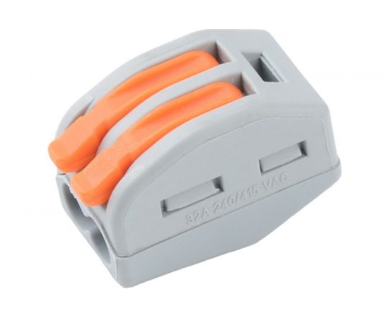 Соединительные монтажные клеммы duwi с рычажком СМК 222-412, 2,5мм2, 5 шт. 26609 9 – изображение 2