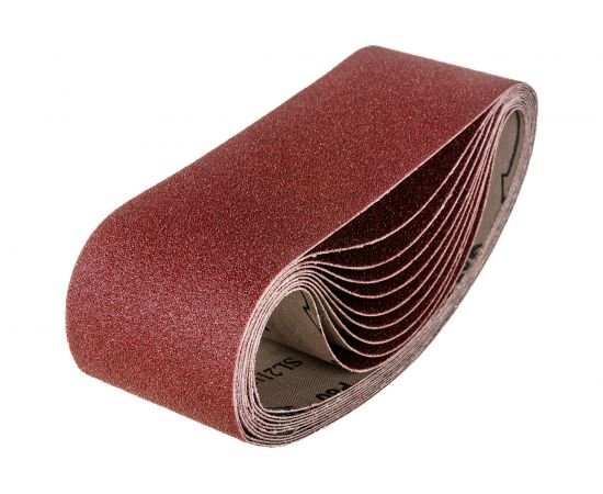 Шлифовальные ленты ЛБ 75х533 мм, А80, 14А, 10 шт. Tsunami D76107553314080 – изображение 2