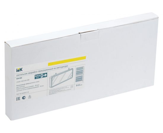 Аварийный светодиодный светильник IEK ССА, 1003, ""ВЫХОД-EXIT"", двусторонний, 3Вт, ИЭК LSSA0-1003-003-K03 – изображение 2