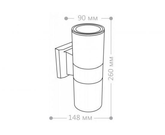 Садово-парковый светильник FERON 230V 2xE27, DH0702, черный 6294 – изображение 3
