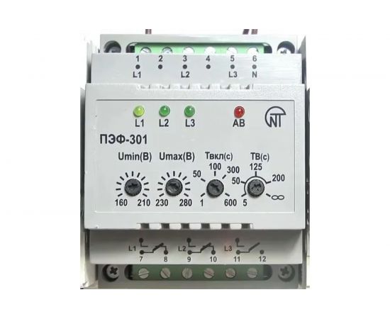 Переключатель фаз Новатек-Электро ПЭФ-301 3425601301 – изображение 3
