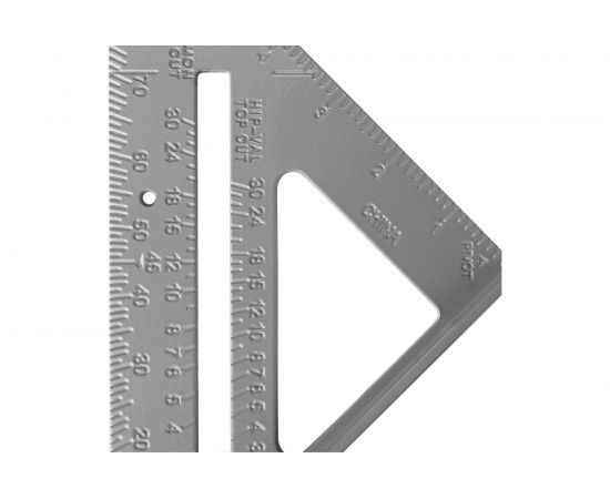 Алюминиевая треугольная линейка DEKO DKM180-255-180 041-0260 – изображение 3