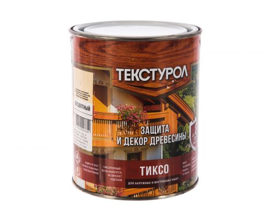 Деревозащитное средство Текстурол тиксо бесцветный 1л 90001884923 – изображение 3
